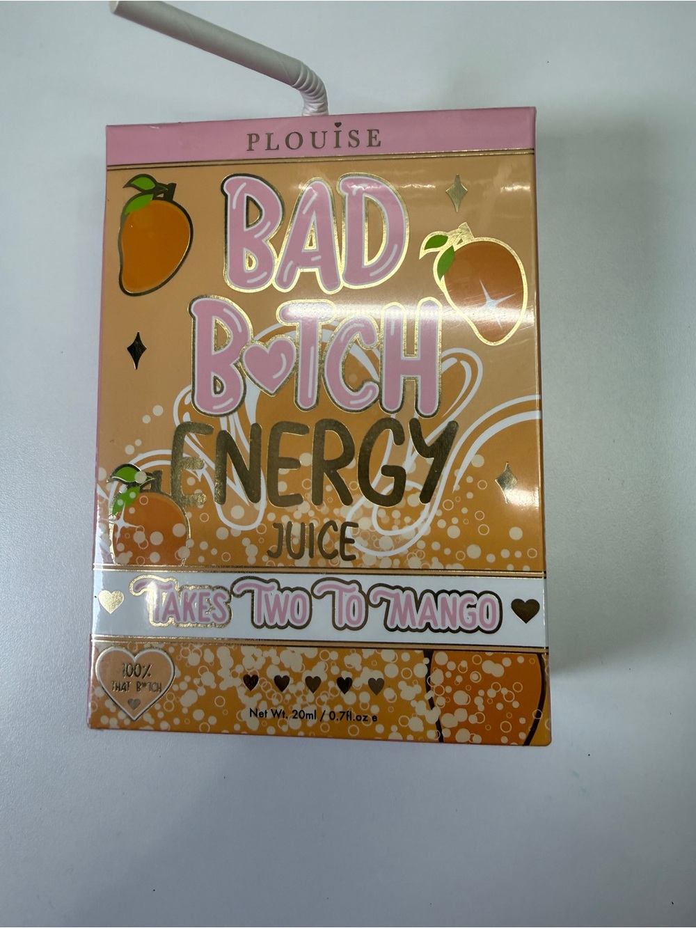 Plouise Bad B🩷tch Energy Juice - Takes Two To Mango (Peach/Orange)